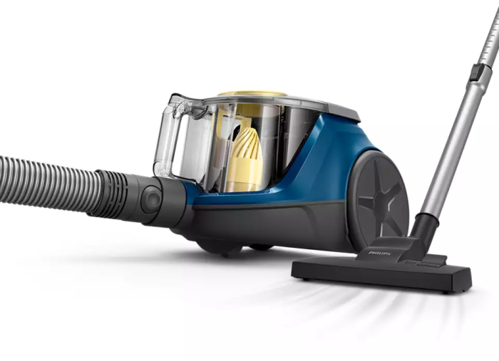 Пылесос Philips контейнерный 2000 series, 850Вт, конт пыль -1,3л, микрофибра, сине-желтый