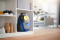 Пылесос Philips контейнерный 2000 series, 850Вт, конт пыль -1,3л, микрофибра, сине-желтый