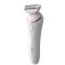 Эпилятор  Philips Epilator Series 8000 дисковый, аккумуляторный, пинцет.-32, влаж.+сух., насадок-5, бело-розовый