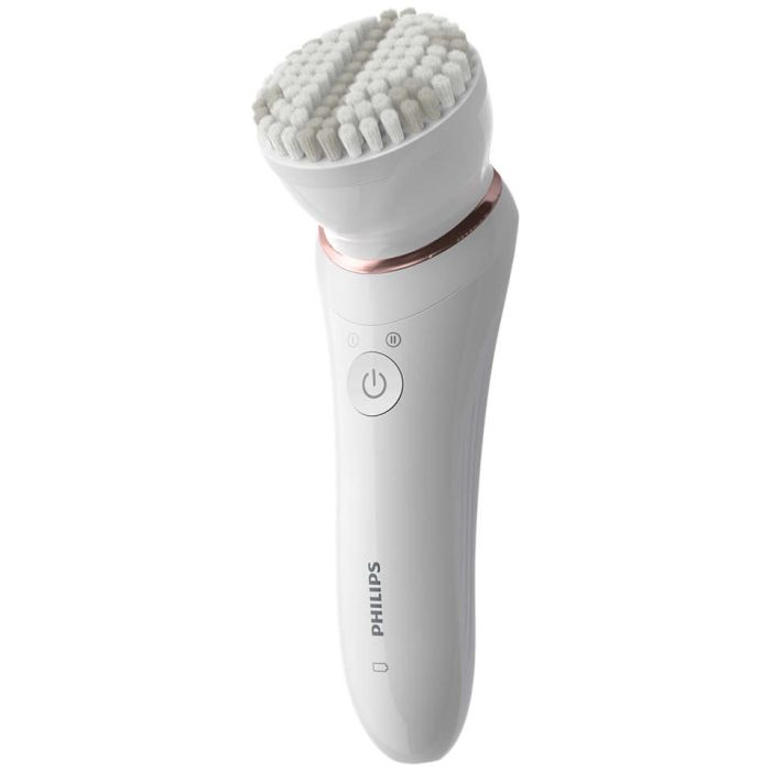 Эпилятор  Philips 8000 series дисковый, аккумуляторный, пинцет.-32, влаж.+сух., с подсветкой, насадок-8, белый