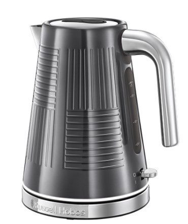 Электрочайник Russell Hobbs Geo Steel, 1.7л, металл, черный