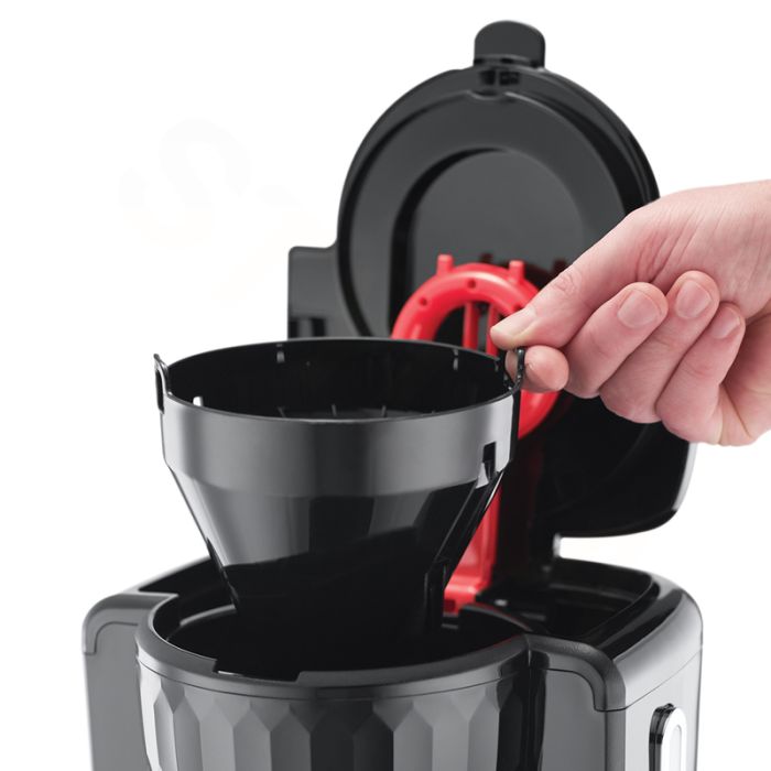Кофеварка Russell Hobbs капельная Honeycomb 1.25л, молотый, черный