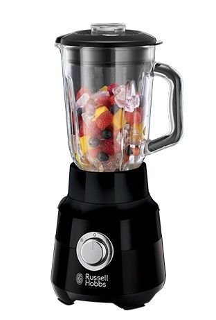 Блендер Russell Hobbs стаціонарний Matte Black 650Вт, чаша-1500мл, чорний