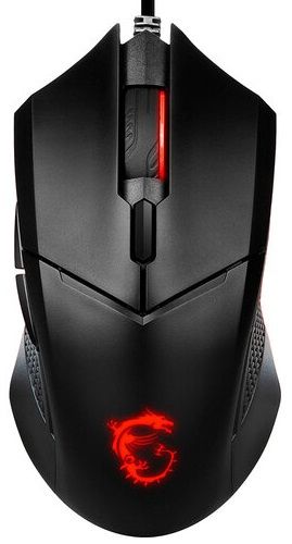 Миша MSI Clutch GM08, Red, USB-A, чорний