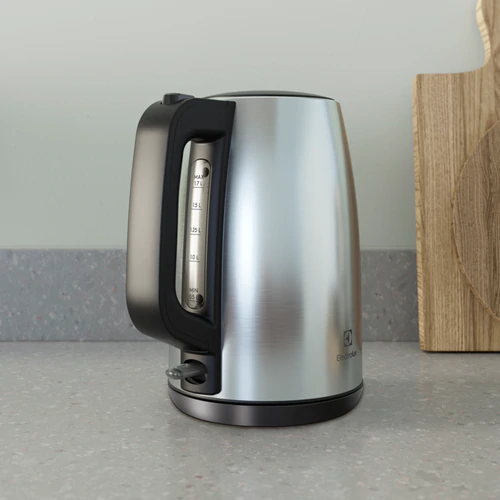 Электрочайник Electrolux 1.7л, Strix, металл, нерж. сталь