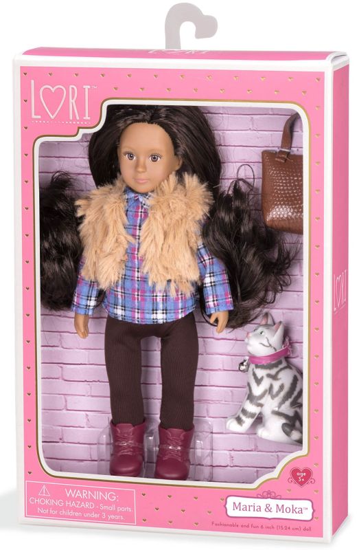 Кукла LORI Мария и кошка Мока 15см