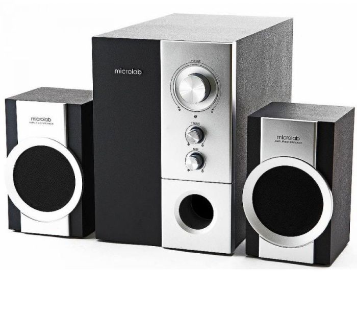 Акустическая система MICROLAB  2.1, 14W, mini-jack,черный Microlab M-590