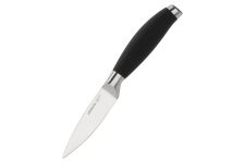 Кухонний ніж для овочів Ardesto Gemini, 8.9см, нержавіюча сталь, пластик, чорний
