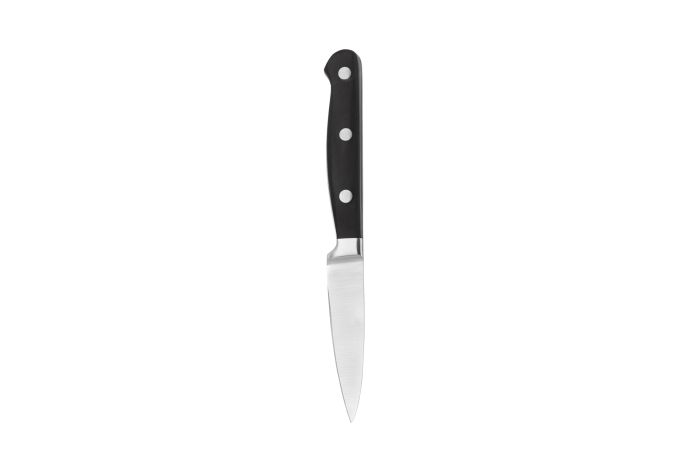 Кухонный нож для овощей Ardesto Black Mars, 8.9см, нержавеющая сталь, дерево, черный