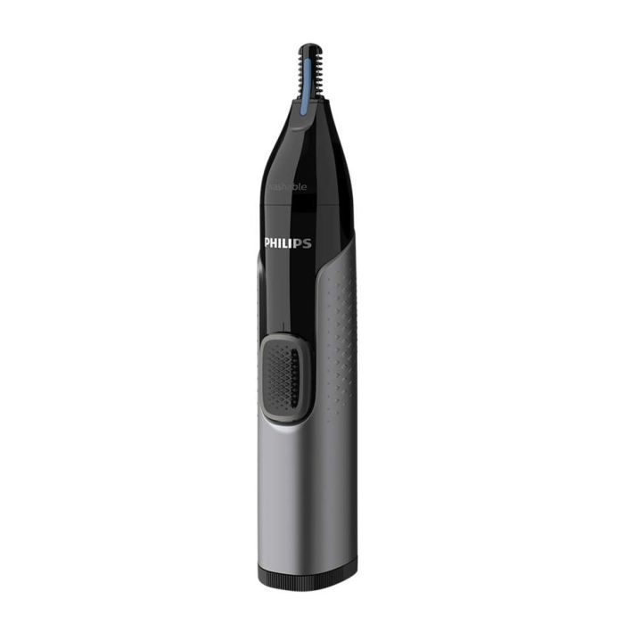 Триммер Philips Series 3000 для бровей, носа и ушей, 1хАА, насадок-2, сталь, черный