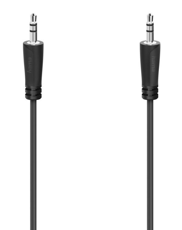 Кабель Hama jack 3.5(M) > jack 3.5(M), 3м, черный