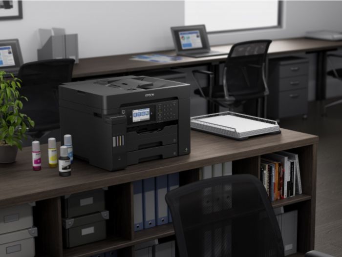МФУ ink color A3 Epson EcoTank L15160 32_32 ppm Fax DADF Duplex USB Ethernet Wi-Fi 4 inks Pigment