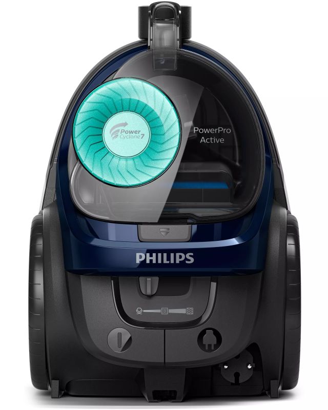 Пылесос Philips контейнерный 5000 series, 900Вт, конт пыль -1,5л, НЕРА, турбощётка, синий