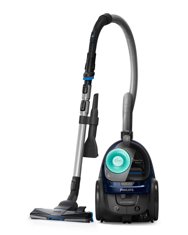 Пылесос Philips контейнерный 5000 series, 900Вт, конт пыль -1,5л, НЕРА, турбощётка, синий