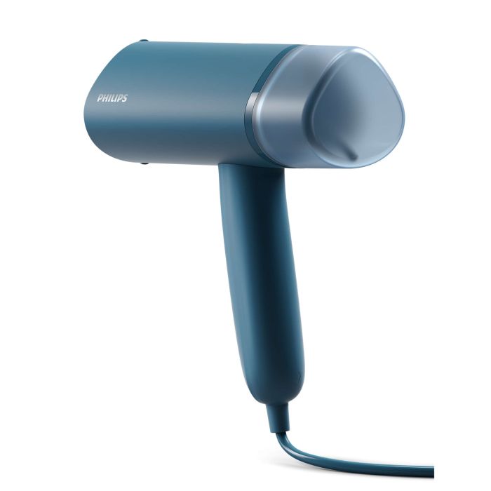 Отпариватель Philips компактный 3000 Series, 1000Вт, 100мл, постоянный пар - 20гр, складная ручка, синий