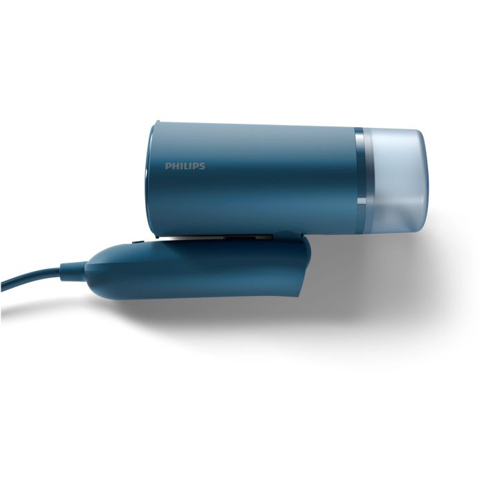 Отпариватель Philips компактный 3000 Series, 1000Вт, 100мл, постоянный пар - 20гр, складная ручка, синий