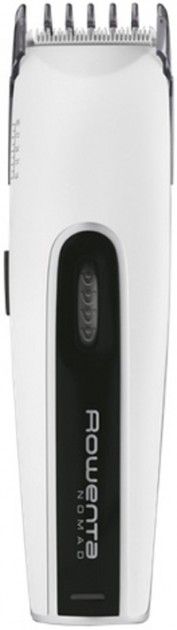 Машинка для стрижки  Rowenta Nomad, сеть+акум., роторный мотор, насадок-2, кейс, сталь, бело-черный