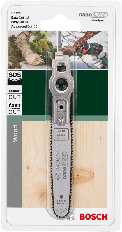 Полотно пиляльне для електролобзика Bosch Nanoblade Wood Speed 65 для Easy Cut
