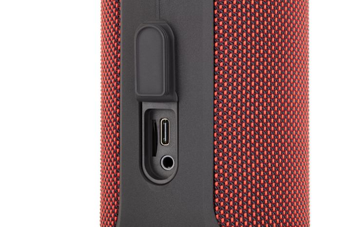 Акустична система 2E SoundXTube TWS, MP3, Wireless, Waterproof Red
