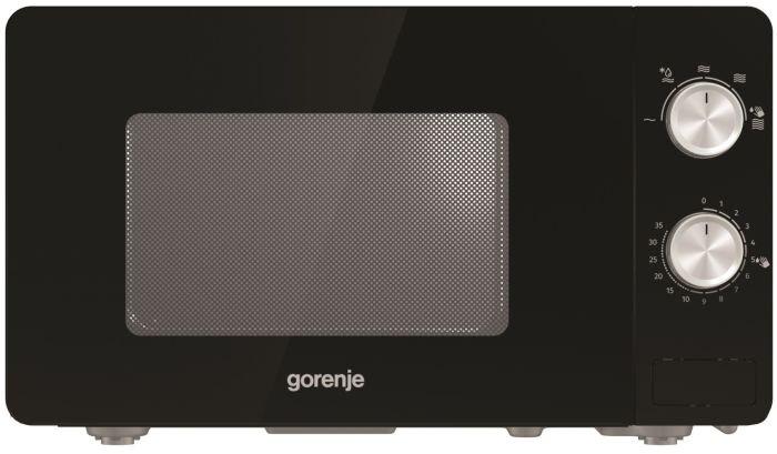 Мікрохвильова піч Gorenje, 20л, мех. керув., 800Вт, чорний