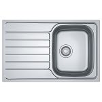 Мийка кухонна Franke Spark, нерж.сталь, прямокутник, з крилом, 790х500х160мм, чаша - 1, накладна, SKL 611-79, нерж декор