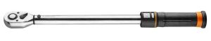 Ключ динамометрический Neo Tools, 1/2", 45 зубцов, CrV, 490мм, 40-200Нм