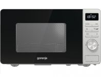 Мікрохвильова піч Gorenje, 23л, міх. управл., 800Вт, гриль, дисплей, нерж