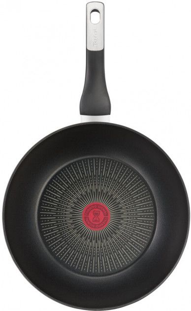 Сковорода ВОК Tefal Unlimited, 28см, алюминий, черный
