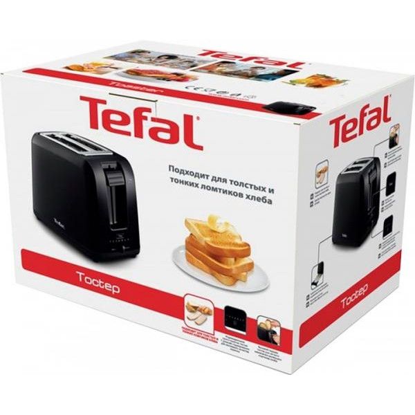 Тостер Tefal Vita 800Вт, пластик, чорний