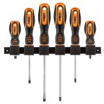 Отвертки Neo Tools, набор 6шт, SL,PH, сталь CrV