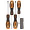 Отвертки Neo Tools, набор 14шт, 10 бит, SL,PH,Torx, сталь CrV