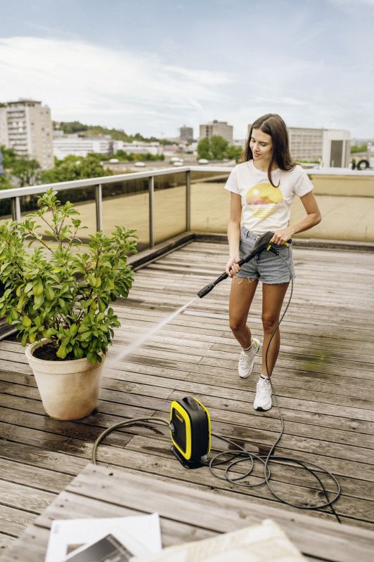 Минимойка высокого давления Karcher K Mini, 1400Вт, 110бар, 360л/час, шланг 5м, 3.9кг