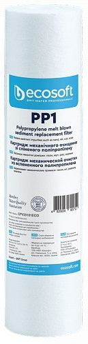 Картридж з спіненого поліпропілену Ecosoft 2.5х10" 1мкм