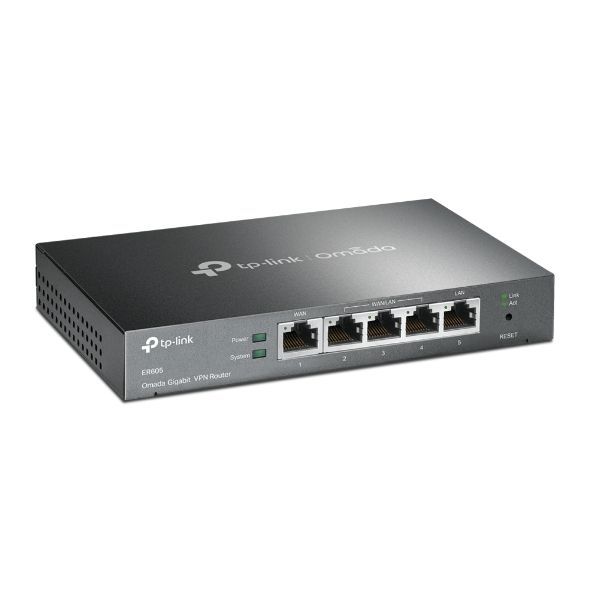 Мультисервісний Маршрутизатор TP-LINK , 1xGE LAN, 1xGE WAN, 3xGE LAN, TP-Link ER605