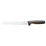 Кухонний ніж для хліба Fiskars Functional Form, 21.3см, нержавіюча сталь, пластик, чорний