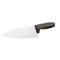 Кухонний ніж кухарський Fiskars Functional Form, великий, 19.9см, нержавіюча сталь, пластик, чорний
