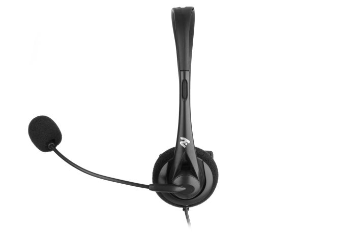 Гарнитура ПК моно On-ear 2E CH11 USB, omni-mic, 2м, черный