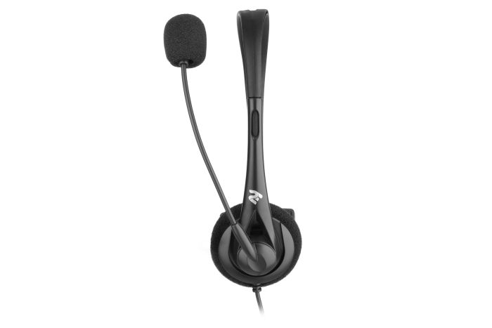Гарнитура ПК моно On-ear 2E CH11 USB, omni-mic, 2м, черный