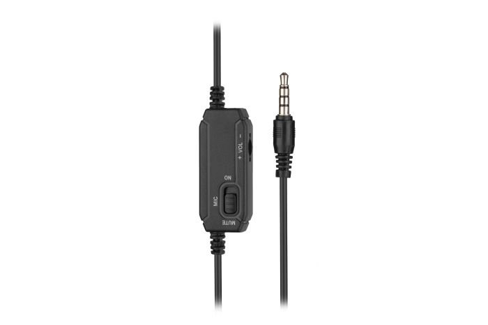 Гарнитура ПК моно On-ear 2E CH12 mini-jack, omni-mic, 1.2м, черный