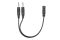 Гарнитура ПК моно On-ear 2E CH12 mini-jack, omni-mic, 1.2м, черный
