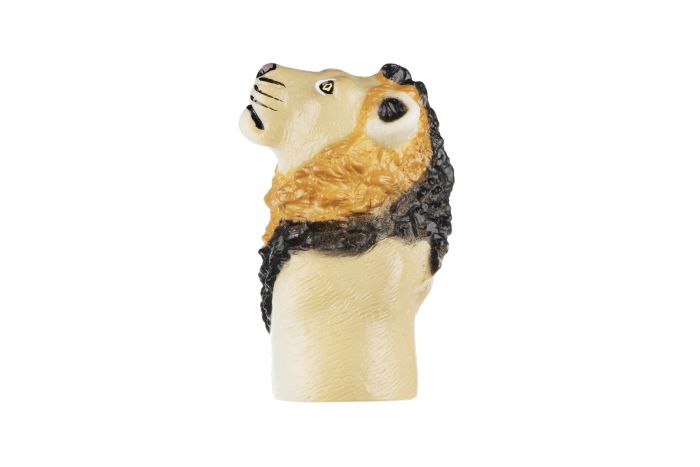 Игровой набор Same Toy Пальчиковый театр Лев и Слон, 2ед.