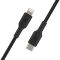 Кабель USB-C > Lightning заряджання/синхронізації Belkin 2м, 30Вт, Type-C, плетений, чорний