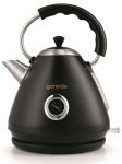 Електрочайник Gorenje 1.7л, пластик, чорний