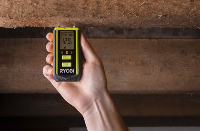 Вологомір Ryobi RBPINMM1 деревина/штукатурка/бетон ±2% 0.1кг