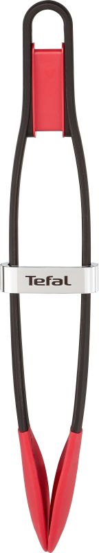Щипцы кухонные Tefal Ingenio, пластик, силикон, черно-красный