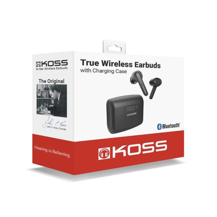Навушники TWS Koss TWS150i, BT 5.0, Mic, Чорний