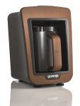 Кофеварка Gorenje капельная, 0.27л, молотый, 2чашки, коричневый
