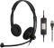 Гарнитура компьютерная стерео On-Ear EPOS IMPACT SC 60 USB ML, USB, однонаправленный, сертификат Microsoft Teams, 2.1м, Черный