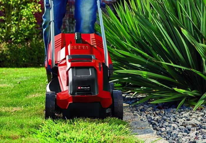 Газонокосилка аккумуляторная Einhell PXC GE-CM 18/32 Li 18В 32см 25л 30-70мм 8.5кг (без АКБ и ЗУ)