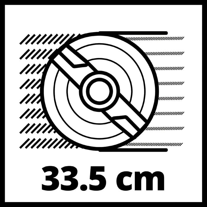 Газонокосилка аккумуляторная Einhell PXC GE-CM 36/34-1 Li 36В(18+18) 33см 30л 20-65мм 11.9кг (без АКБ и ЗУ)